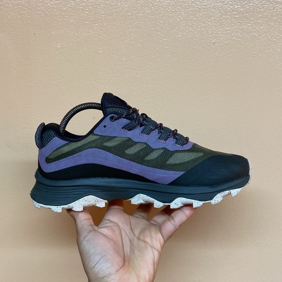 Merrell Moab Speed Floatpro Gore-Tex Trail Sneakers “Purple Green” - Picture 7 of 16